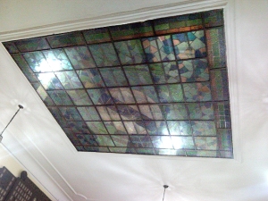 Colegio Pedro II - teto de vitral do 2o andar